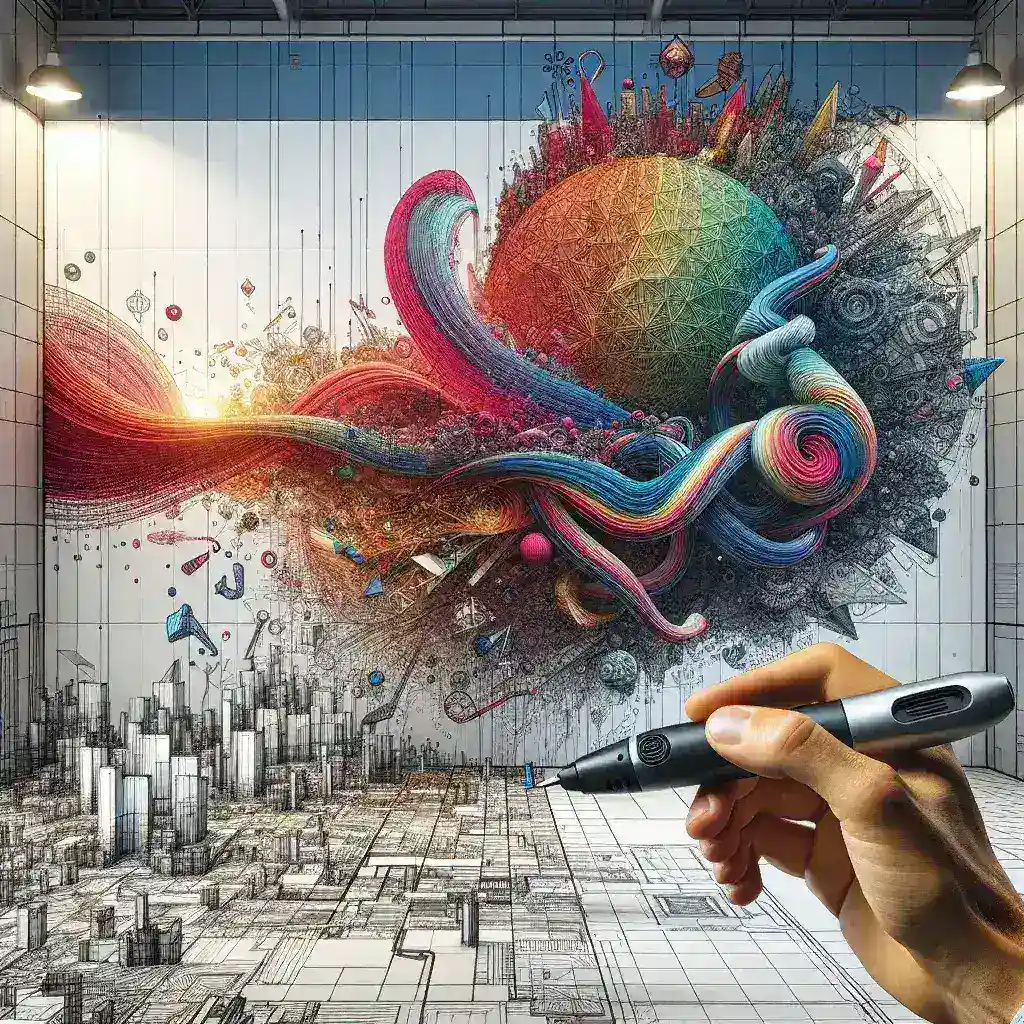 ¿Cómo crear murales en 3D de gran escala con un bolígrafo 3D?