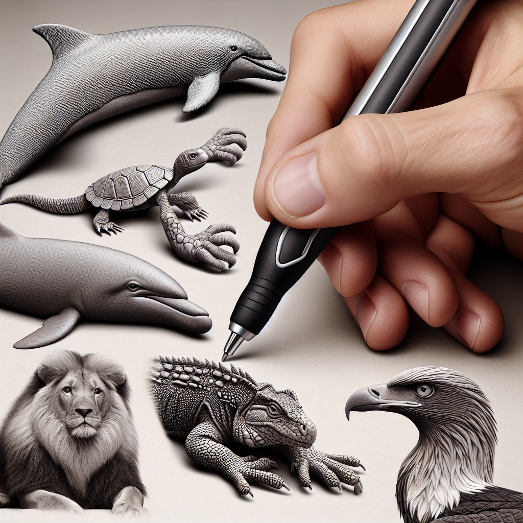 ¿Cómo dibujar texturas animales realistas con un bolígrafo 3D?